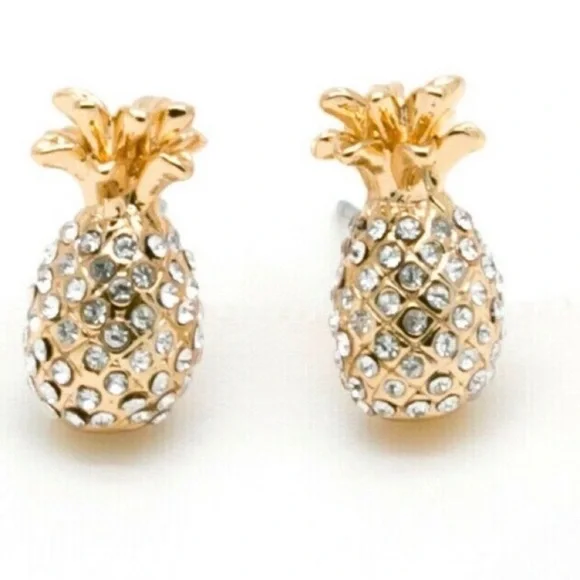 Kate Spade Pineapple🍍Pave Earrings - Picture 4 of 8